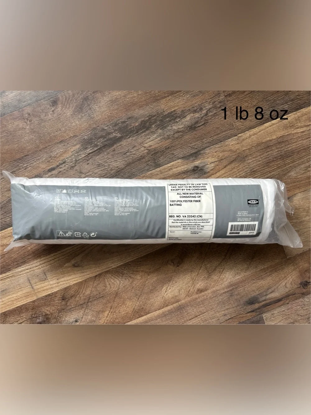 IKEA VIPPVEDEL twin-size mattress protector.